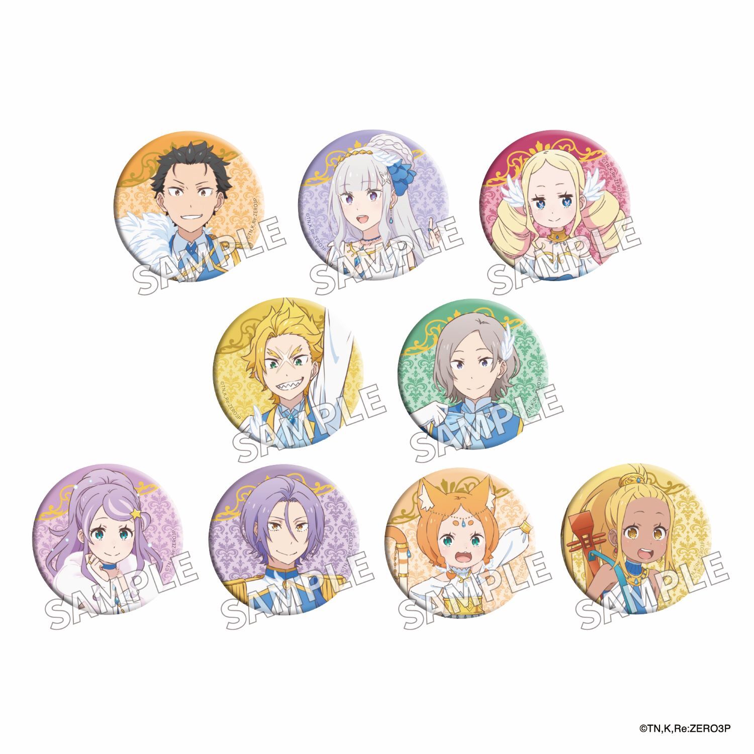 預購-「Re:從零開始的異世界生活」集換式閃亮亮徽章 普利斯提拉宴會 ver. BOX販售【日本進口精品】