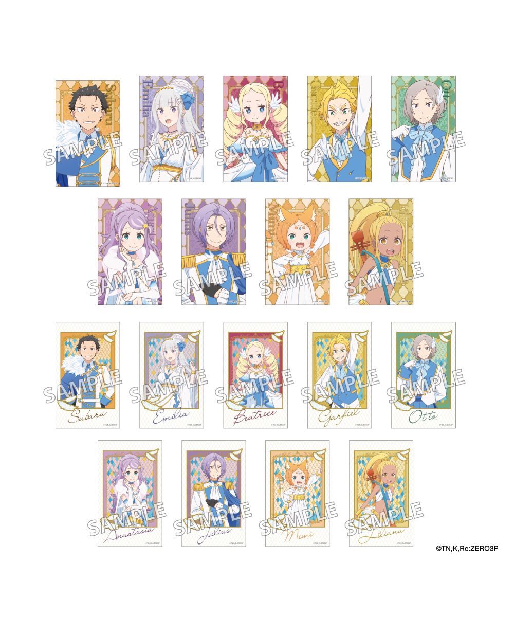 預購-「Re:從零開始的異世界生活」迷你劇照小卡收藏組 普利斯提拉宴會 ver. BOX販售【日本進口精品】