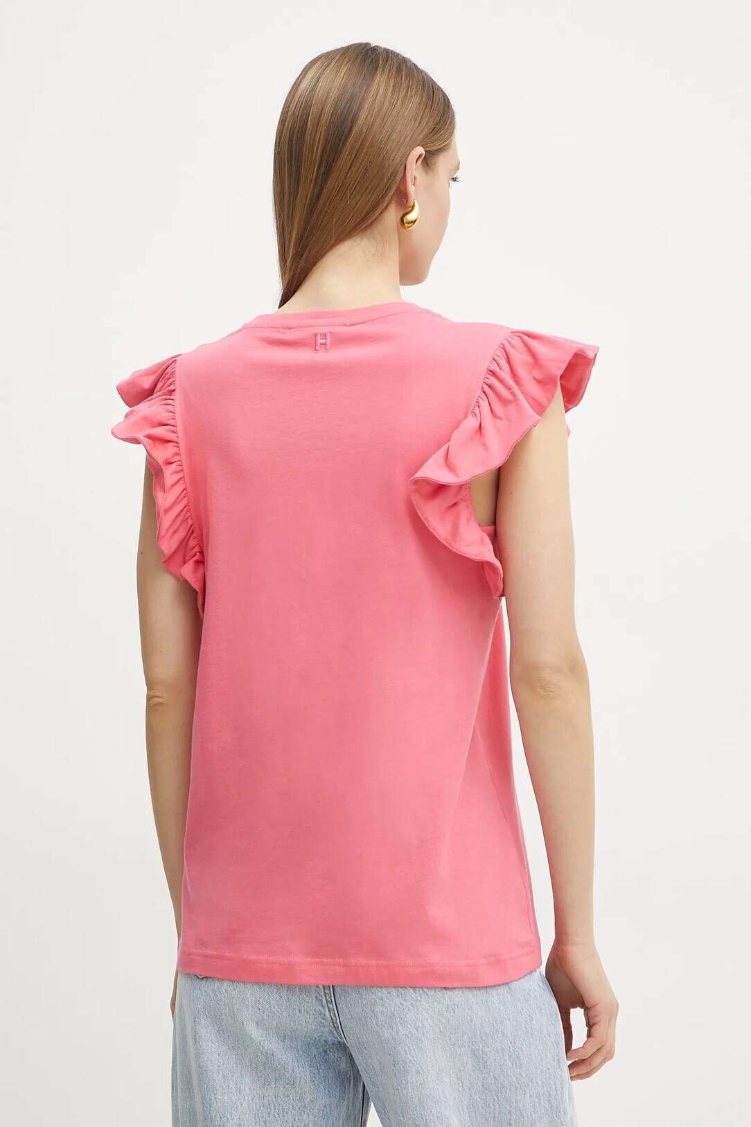 【Silvian Heach】甜美荷葉邊上衣