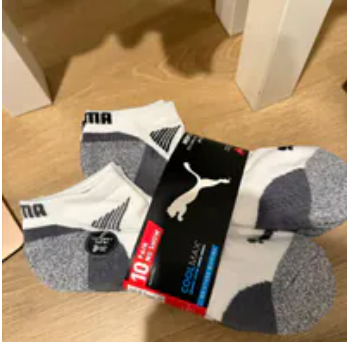 [S] PUMA 1489812 MEN'S MOISTURE CONTROL SPORT SOCKS, 888435268949 (SPM84)