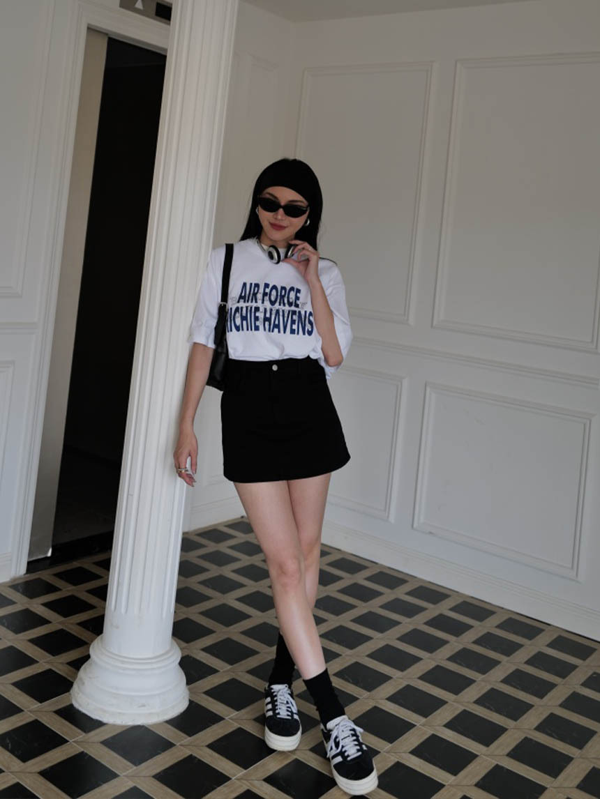 洗水棉炒色男友字母大T*4色