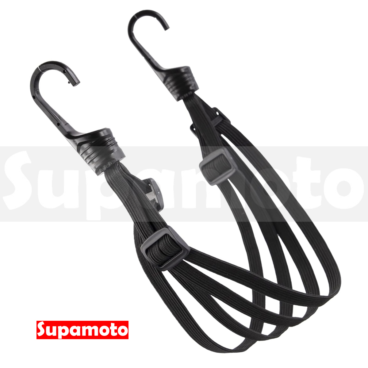 -Supamoto- 行李綁繩―4線版B (自行車/安全帽繩/後座貨物綁帶/置物繩/彈性繩)
