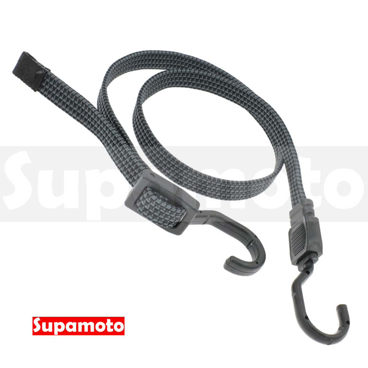 -Supamoto- 行李 綁繩 C 可調 行李繩 掛勾 檔車 後架 貨架 捆綁 鬆緊帶 黑色 軍綠色