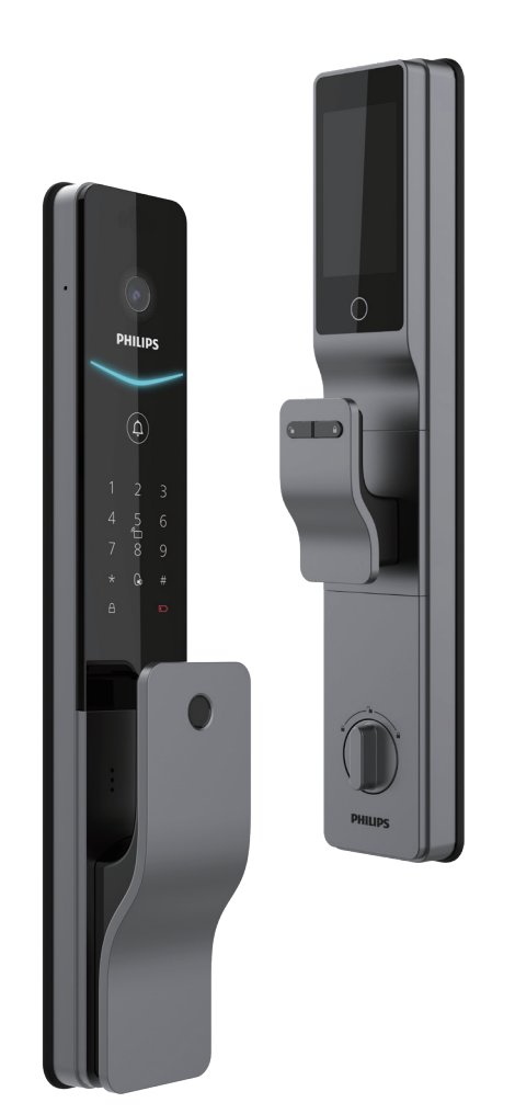 (熱賣之選)(優惠價85折) Philips EasyKey DDL720-FVP人臉視像智能鎖 （原廠安裝費另付）