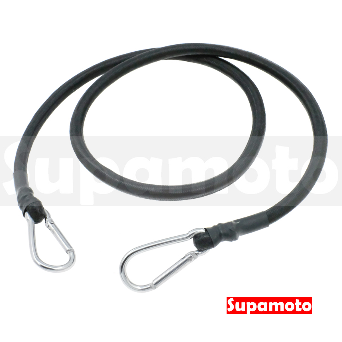 -Supamoto- 行李綁繩―登山扣D (自行車/安全帽繩/後座貨物綁帶/置物繩/彈性繩/D型扣)