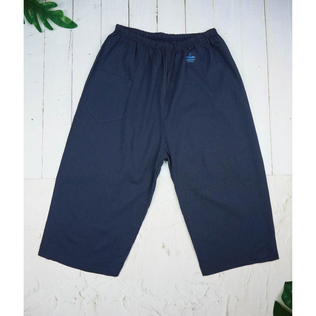 小三福 三福  100%棉 男女竹紗半長褲