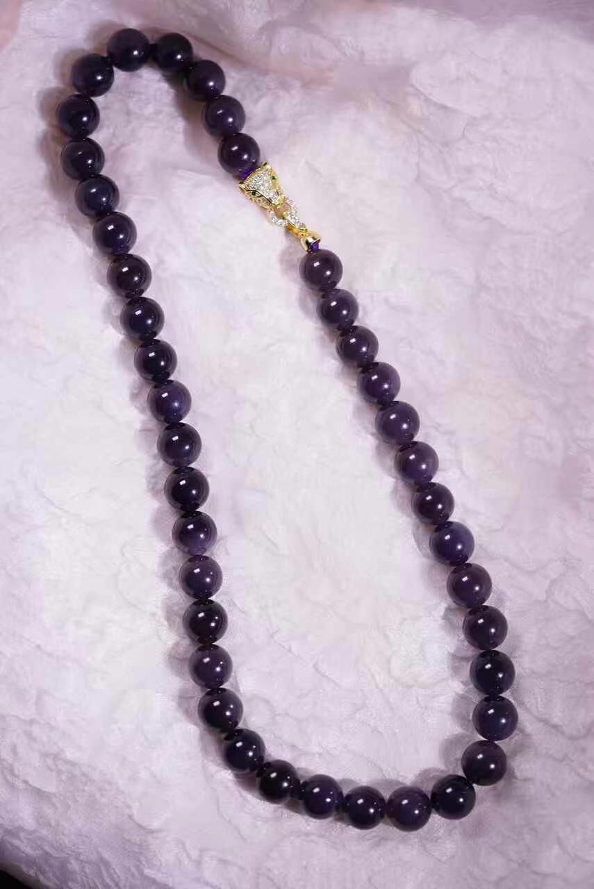 519716 和田玉紫葡萄項鏈 (12mm直徑)