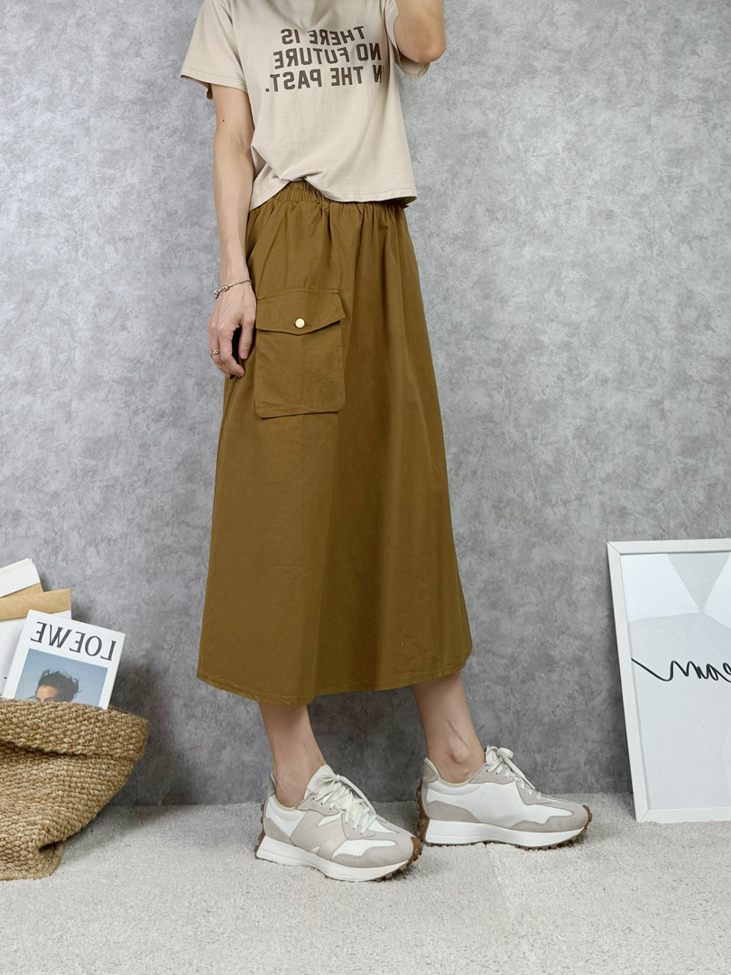 自在散步風｜寬版棉裙一穿就愛上～