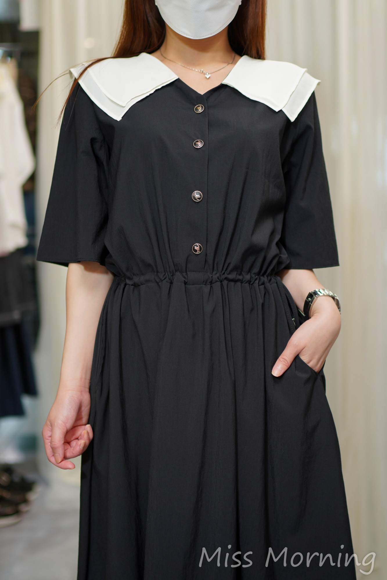 雙雪紡領涼快OPS(14632)