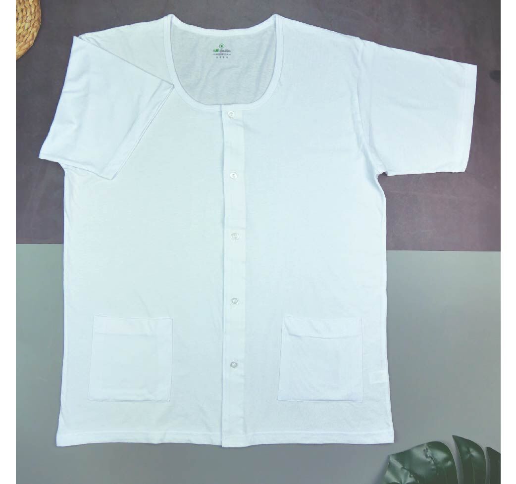 小三福 三福 100%棉 男女全開襟輕薄短袖衫