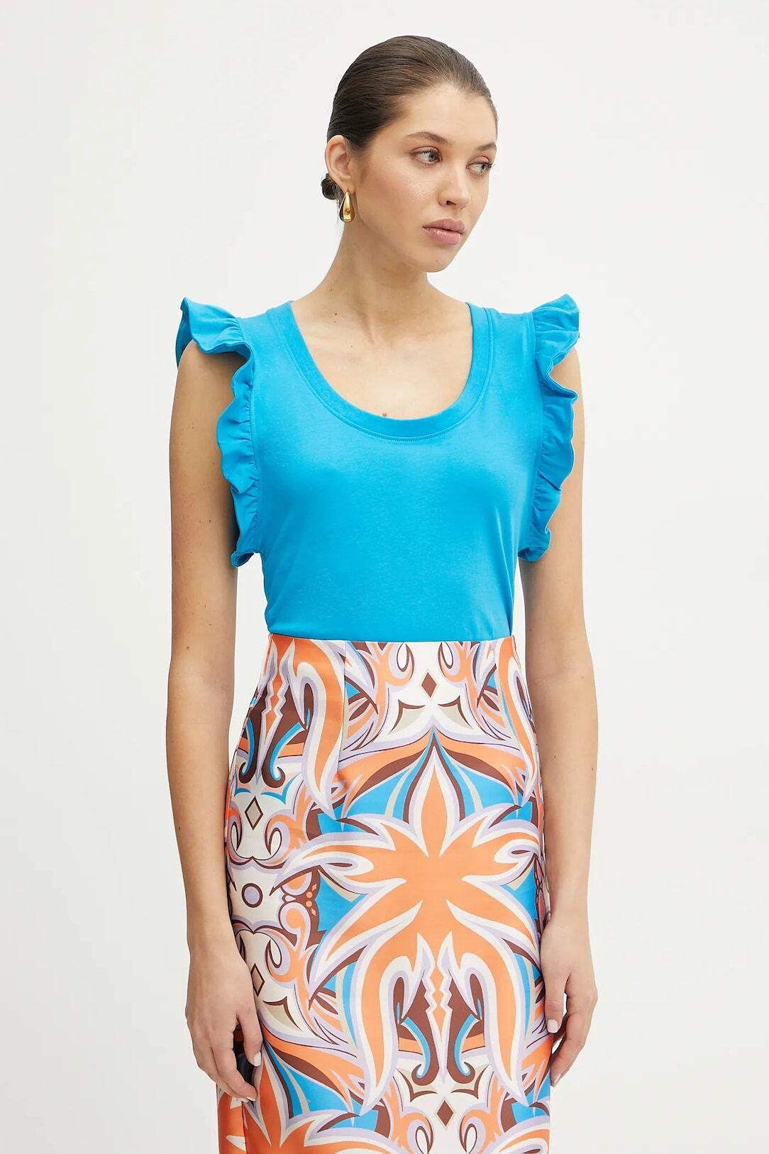 【Silvian Heach】甜美大荷葉上衣