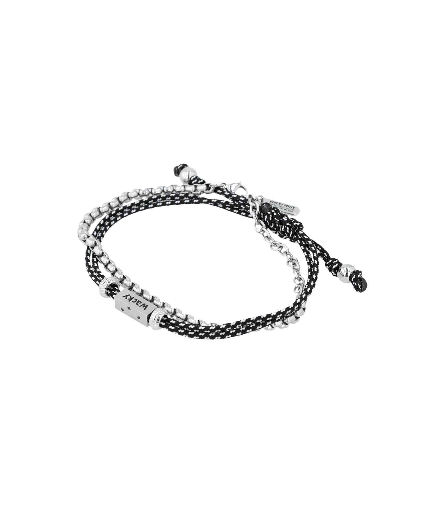 【直播】Wackywilly LL060420 銀色皮繩手鍊