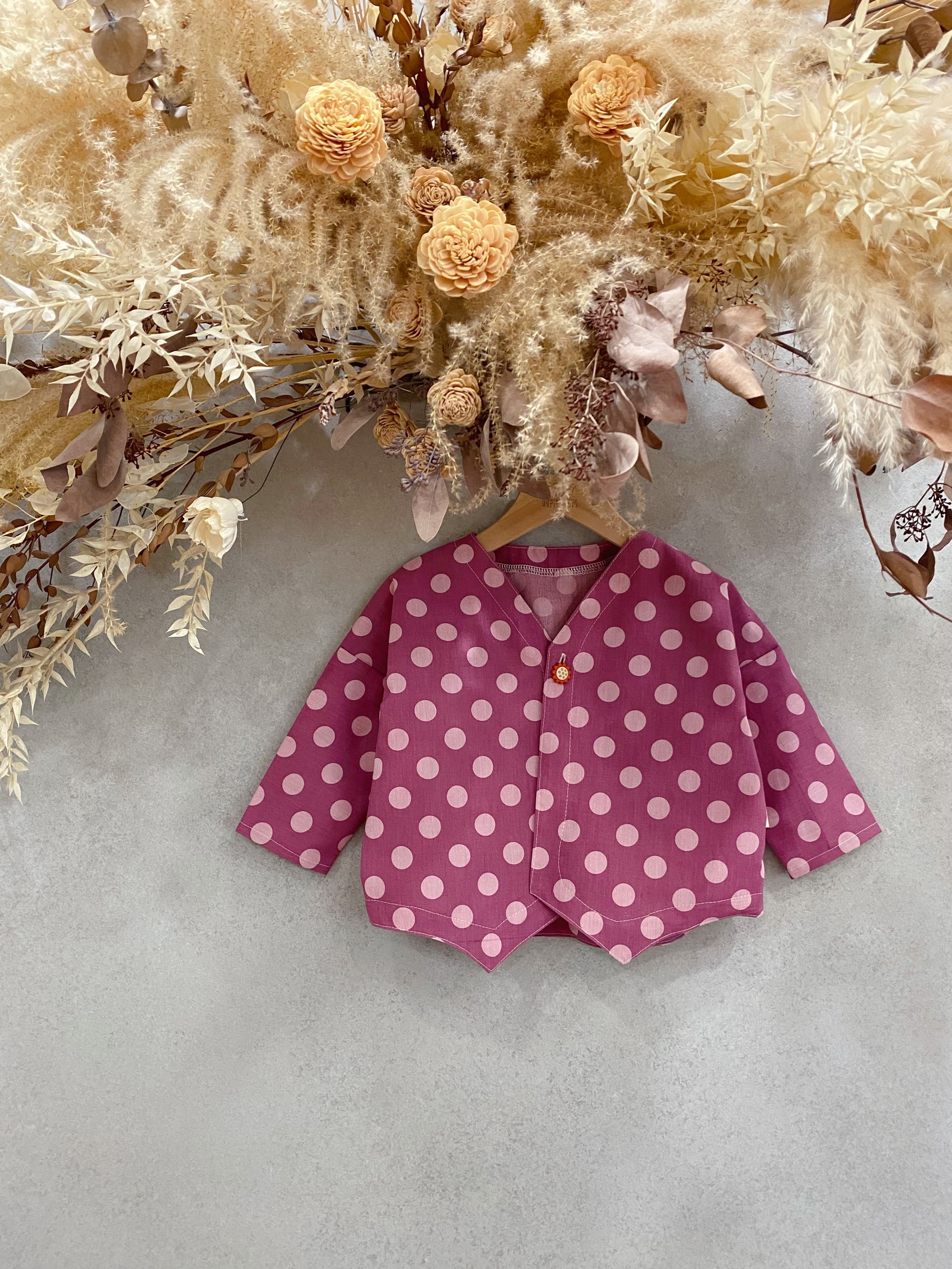 tilda葡萄點點 八分袖小外套 (100)