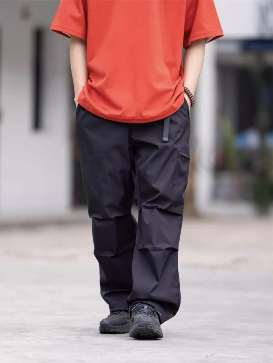 #預購 BTB 25SS 休閒 索羅娜 三合一 寬鬆 防水 防風 透氣 傘兵褲 直筒長褲 兩色