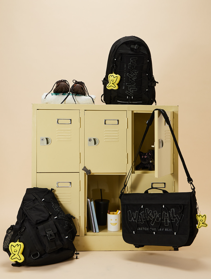 【直播】Wackywilly LL060430 斜背包(黑色)