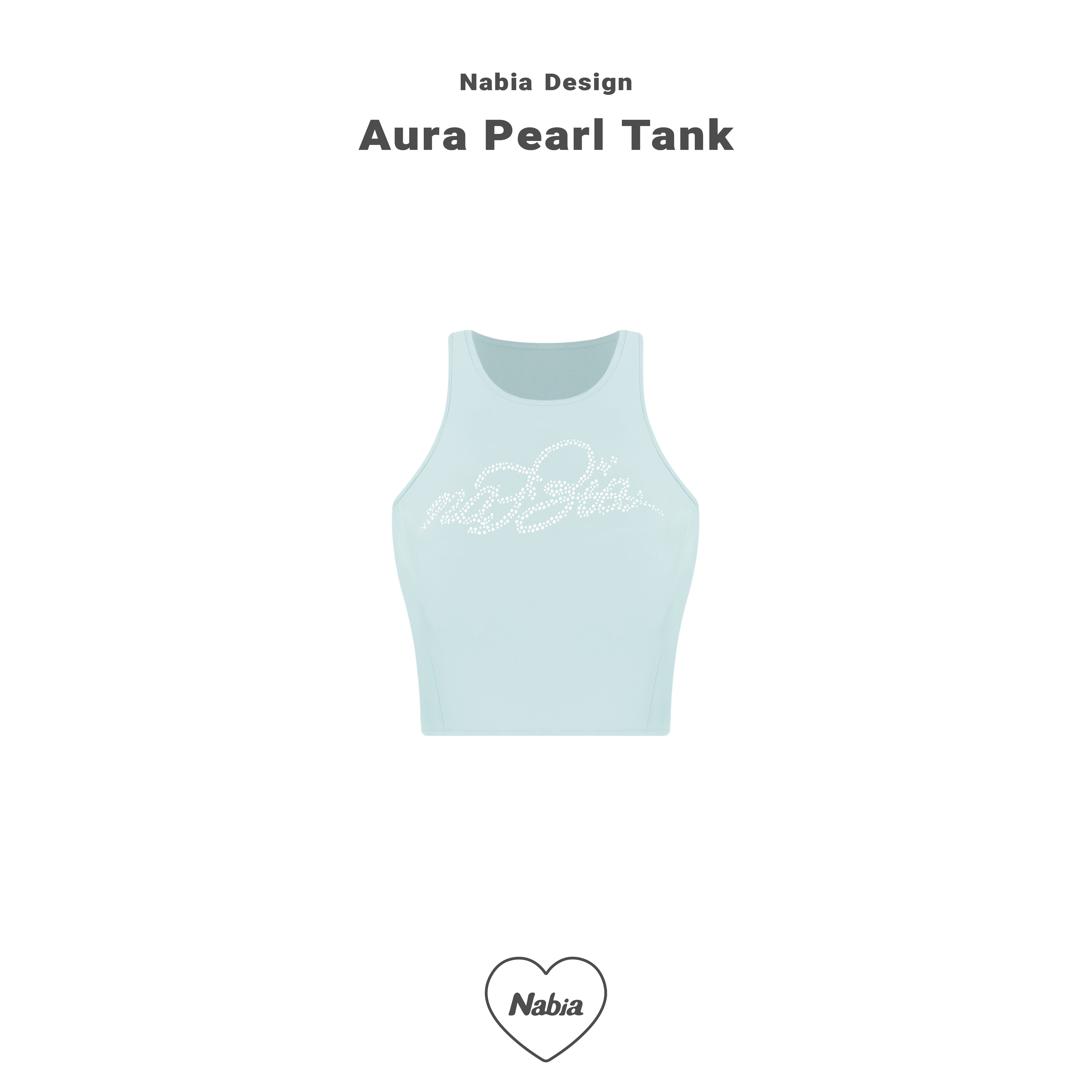 珍珠削肩 BRA TOP