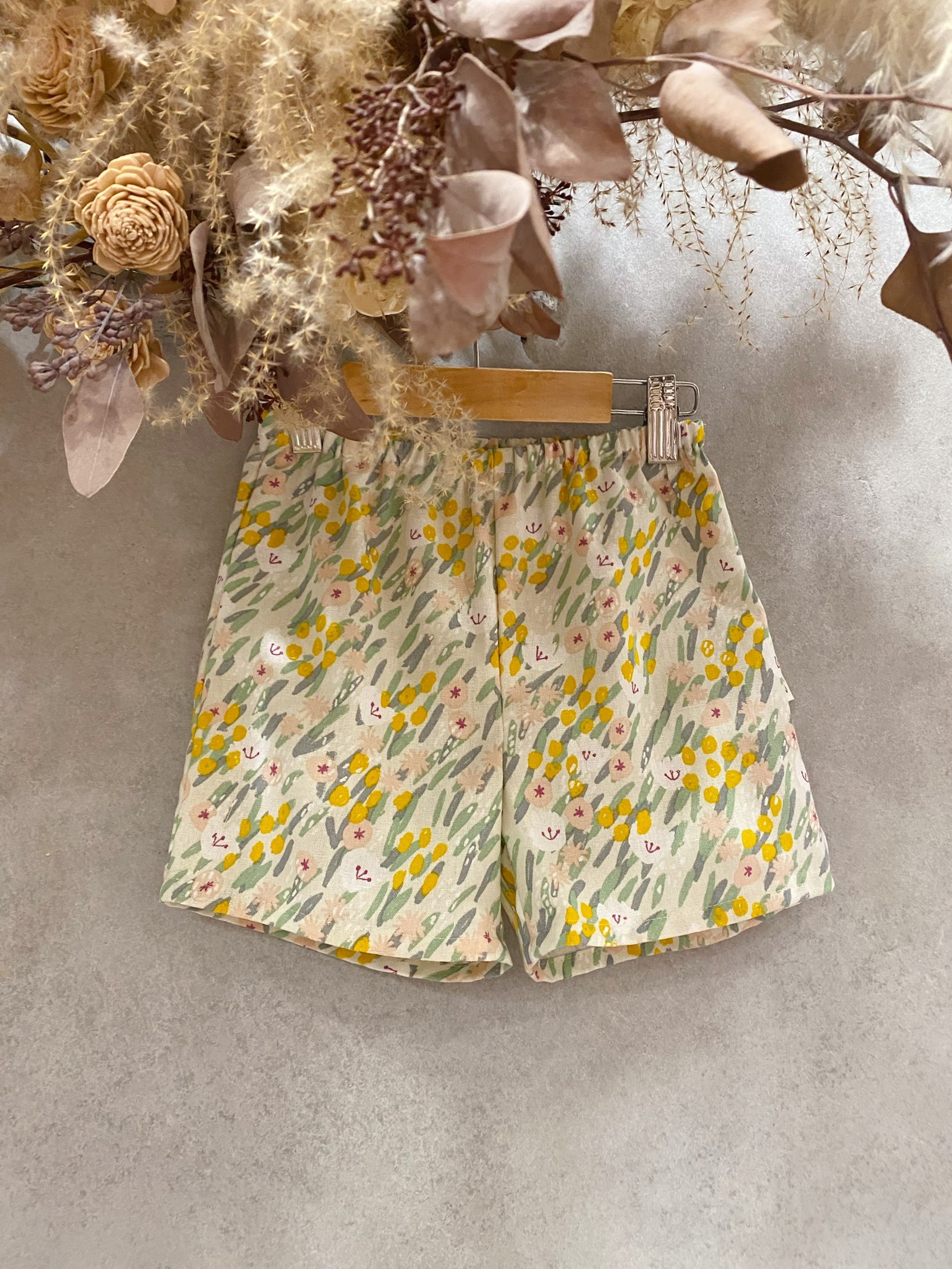 大風吹小白花 短褲 (100)