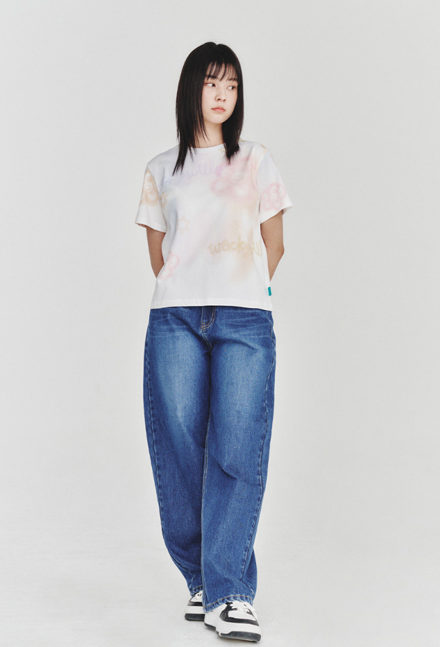 【直播】Wackywilly LL060431 女裝全圖案短袖上衣