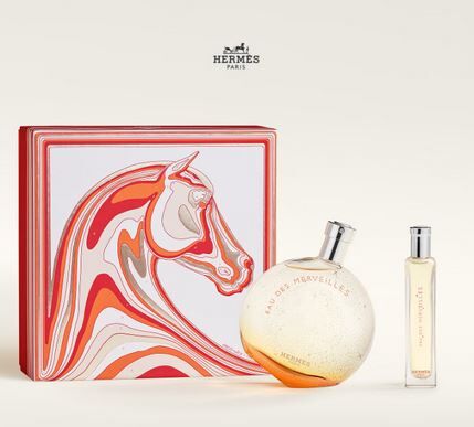 HERMES 愛馬仕橘彩星光淡香水100ML+15ML套裝