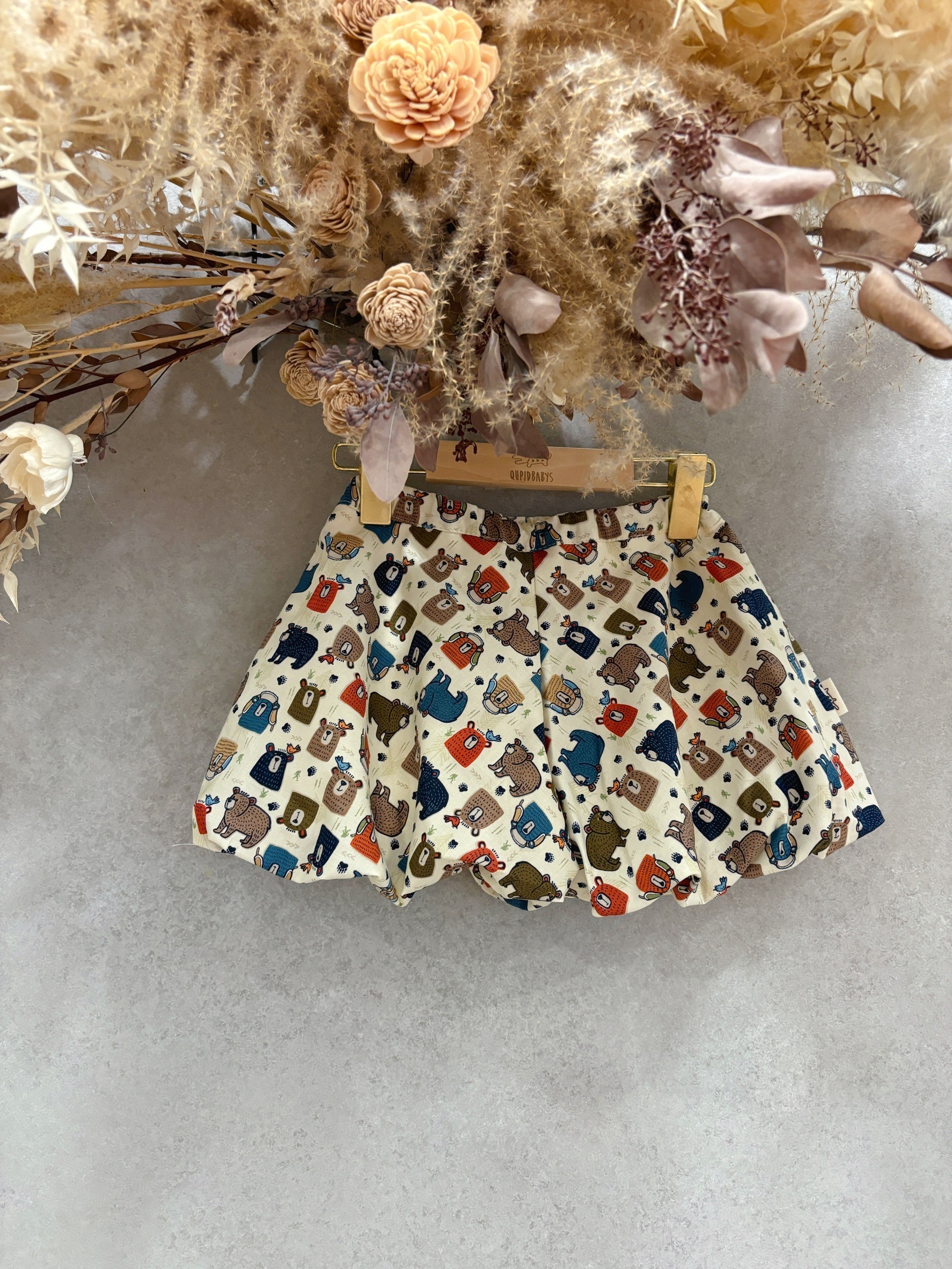 熊黑皮 氣球褲 (100)