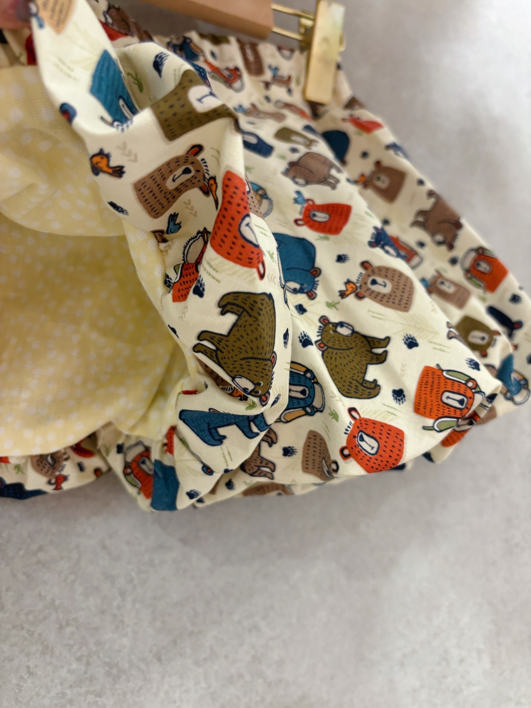 熊黑皮 氣球褲 (100)