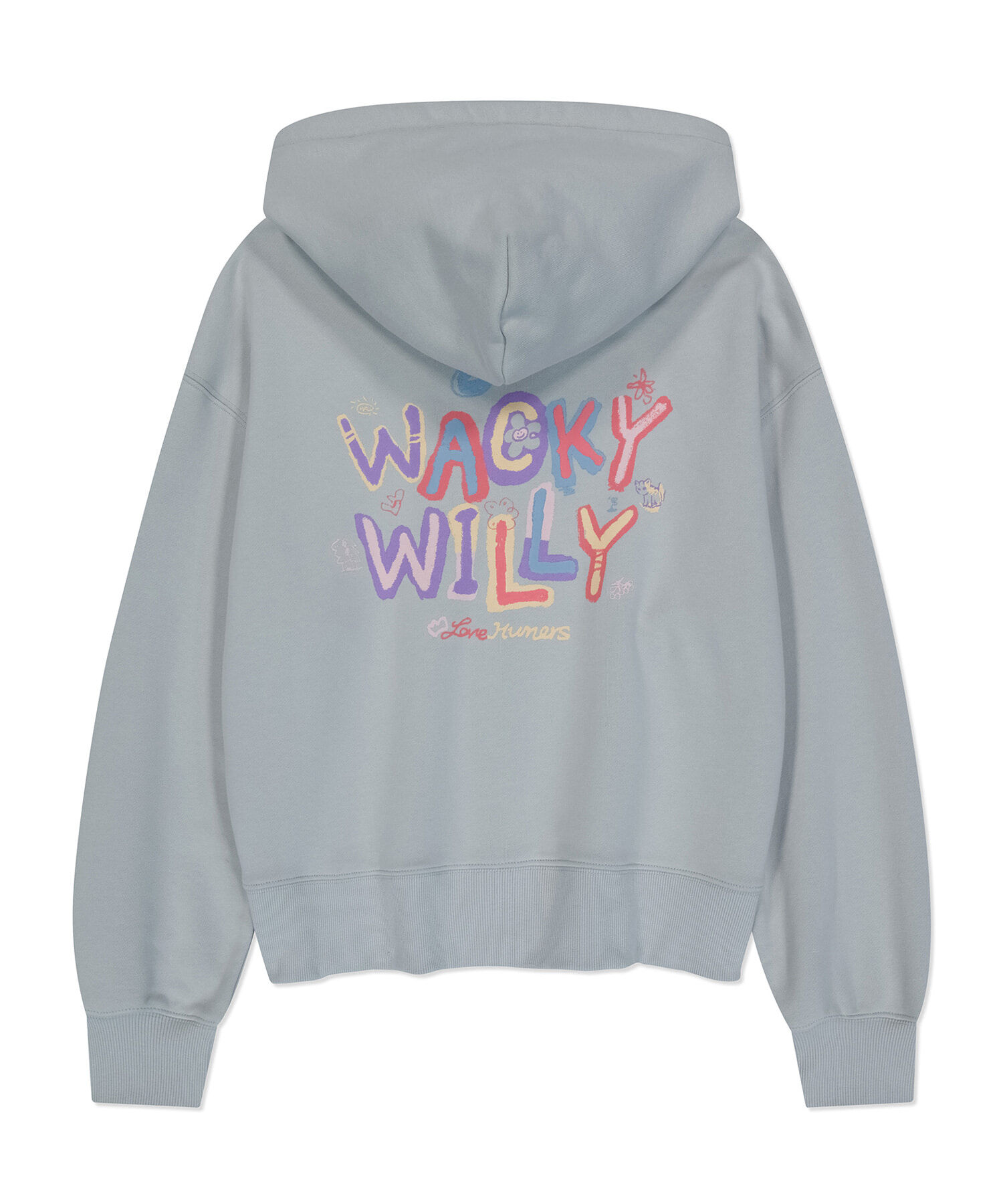 【直播】Wackywilly LL060434 女裝Typo 連帽外套