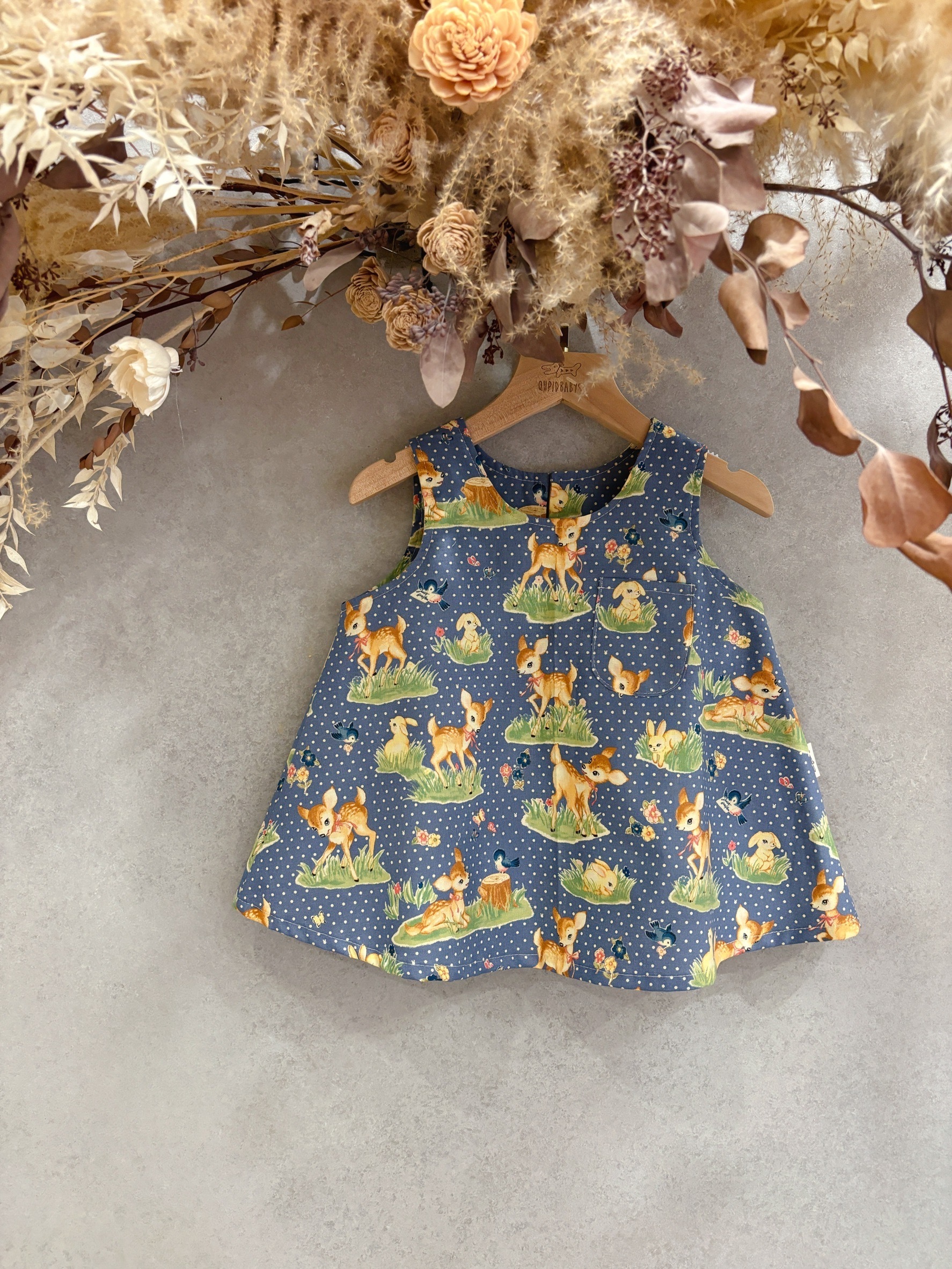 藍小鹿斑比 A字背心 (110)