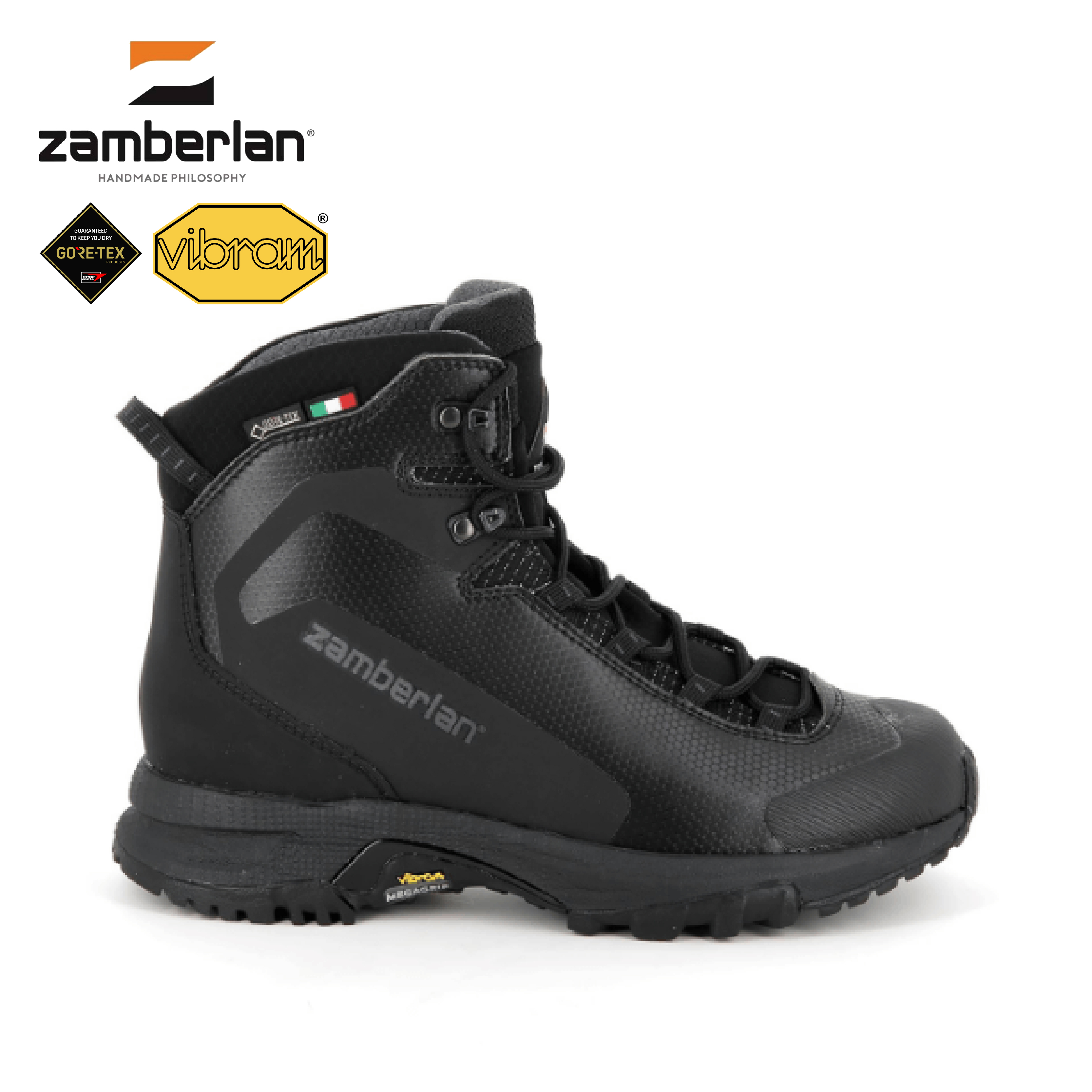 Zamberlan 義大利 BRENVA LITE GTX CF 輕量中筒登山鞋 中性款 (黑色) 33ZR2095M