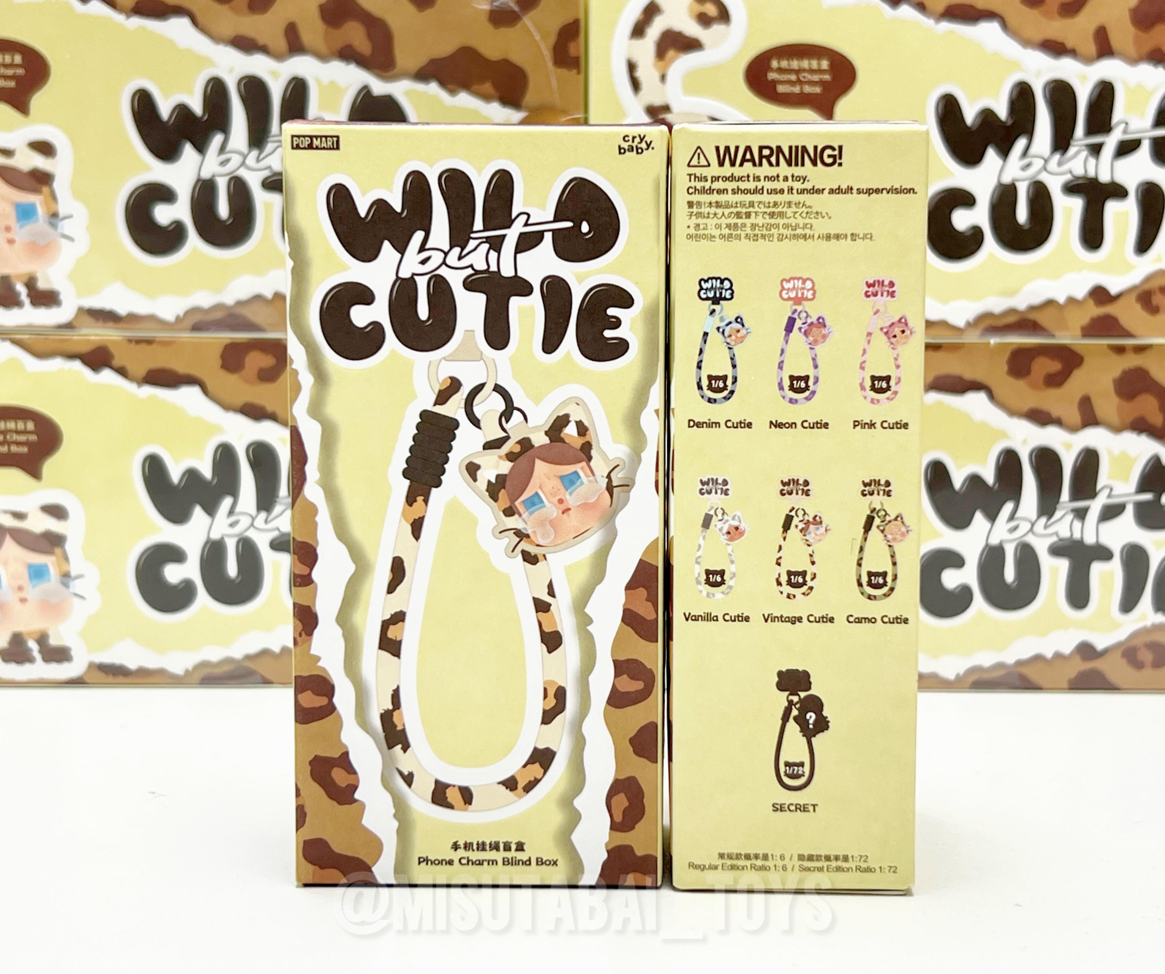 CRYBABYWildbut Cutiephone Charm Blind 6個 CRYBABY Wild but Cutie Series - Phone Charm Blind Box