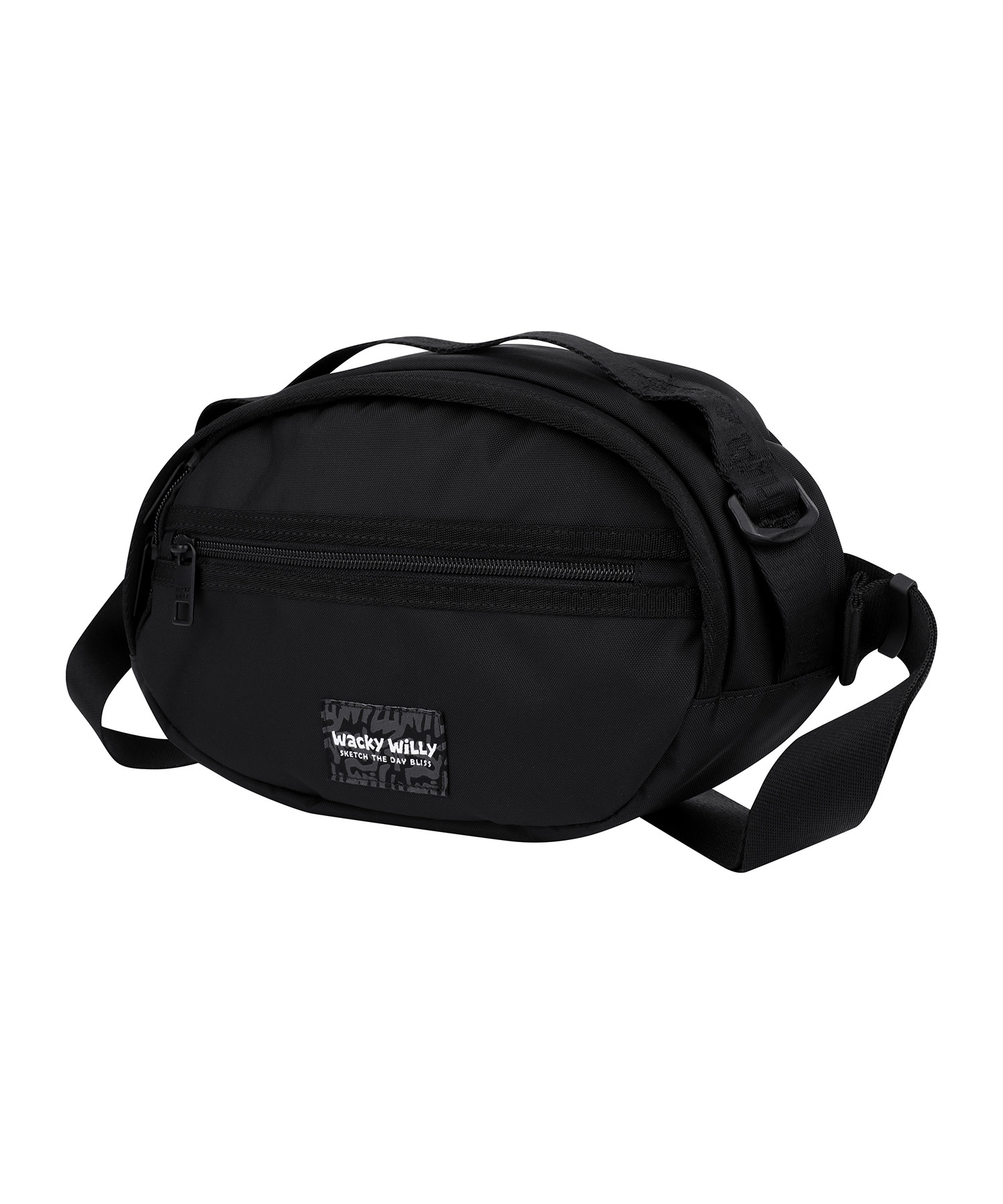 【直播】Wackywilly LL060440  Cordura斜咩包(黑色)