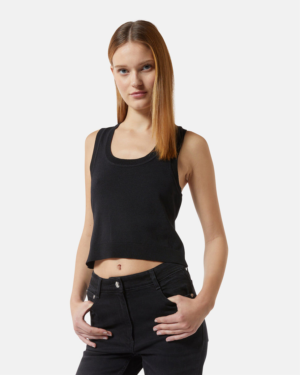 【Silvian Heach】個性短版坦克背心