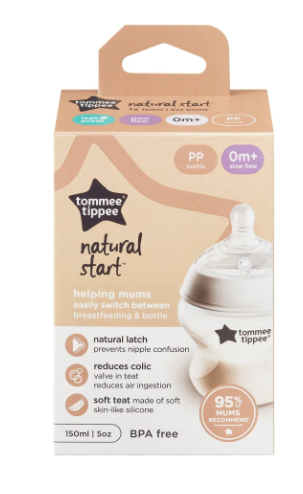 Tommee Tippee Natural Start PP Bottle with Extra Soft Slow Flow Nipple