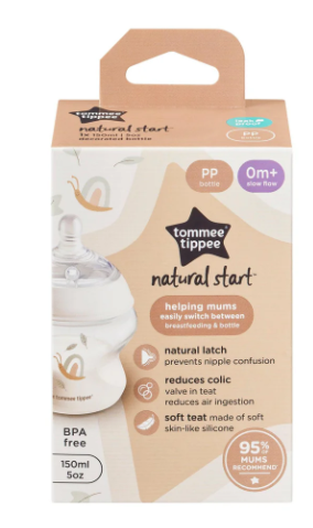 Tommee Tippee Natural Start PP Printed Bottle with Super Soft Slow Flow Nipple