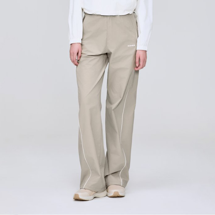 【EIDER】女修身直筒長褲/25EDWP25351-[淺米、經典黑]