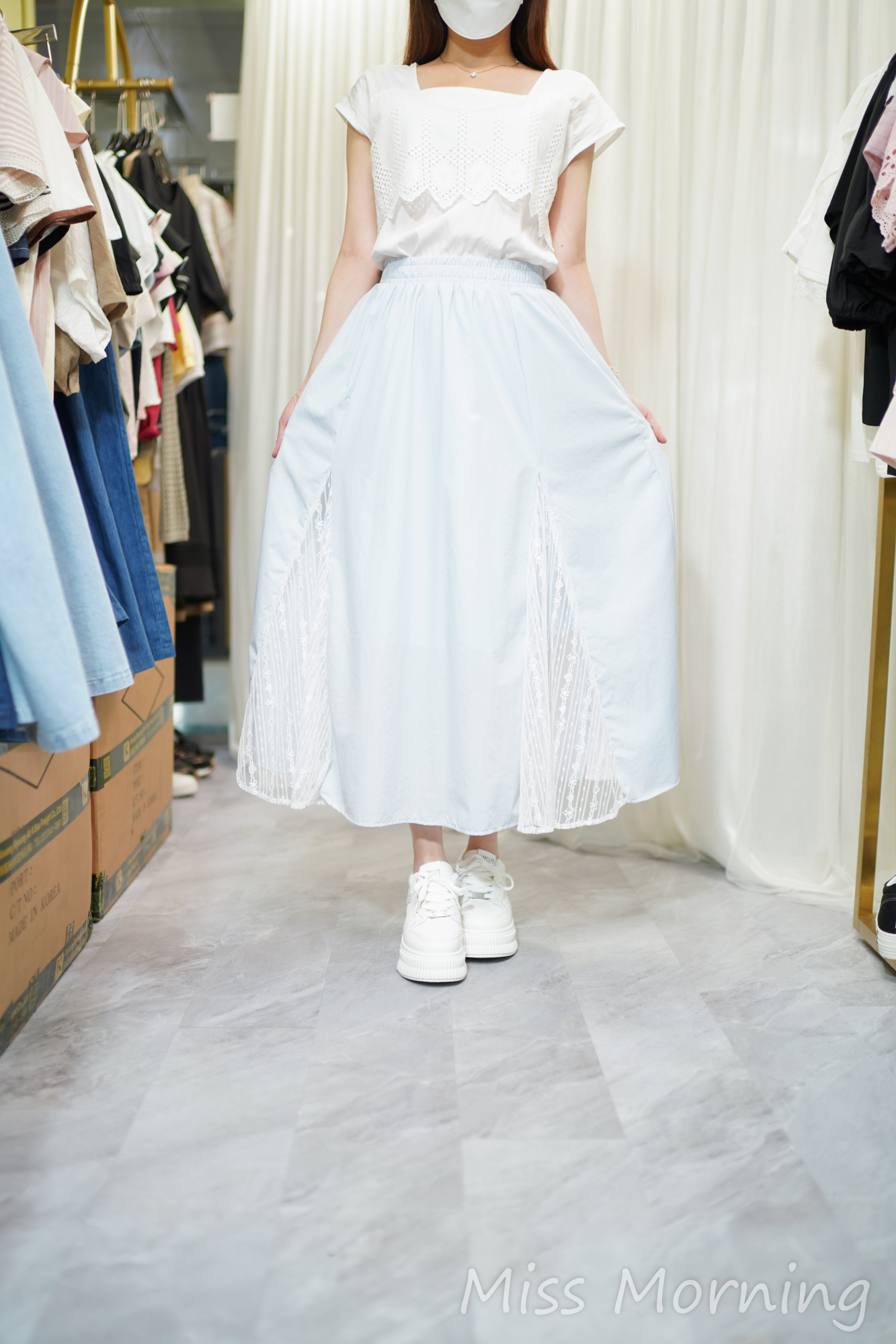 免燙風衣料有層次上衣(14633)&低調lace免燙顯瘦裙(33968)