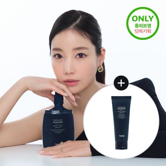 《olive young連線》Solep Premier Hi-Gro Shampoo 300ml+100ml Set