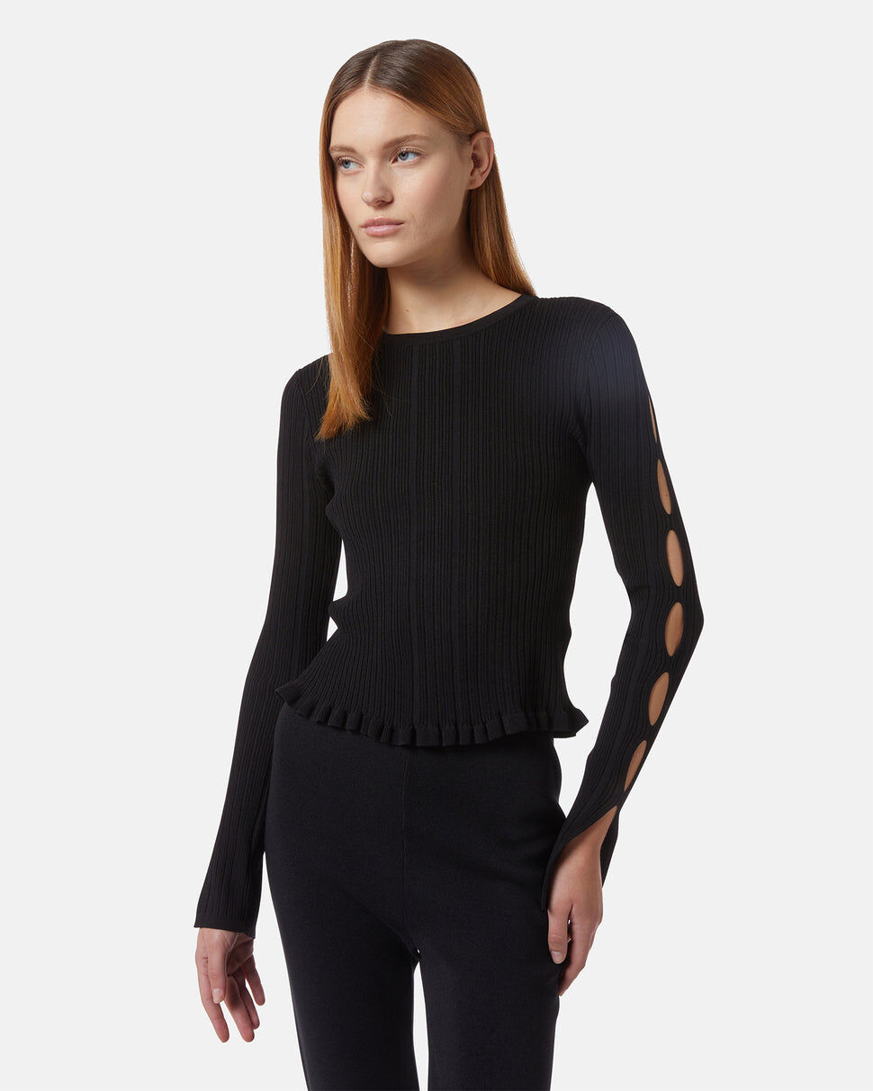 【Silvian Heach】性感手臂合身針織上衣