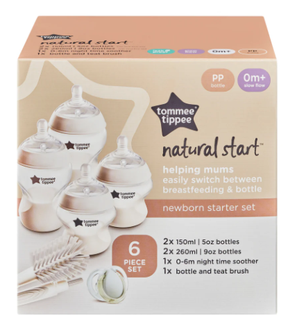 Tommee Tippee Natural Start PP Bottle Set with Extra Soft Nipple