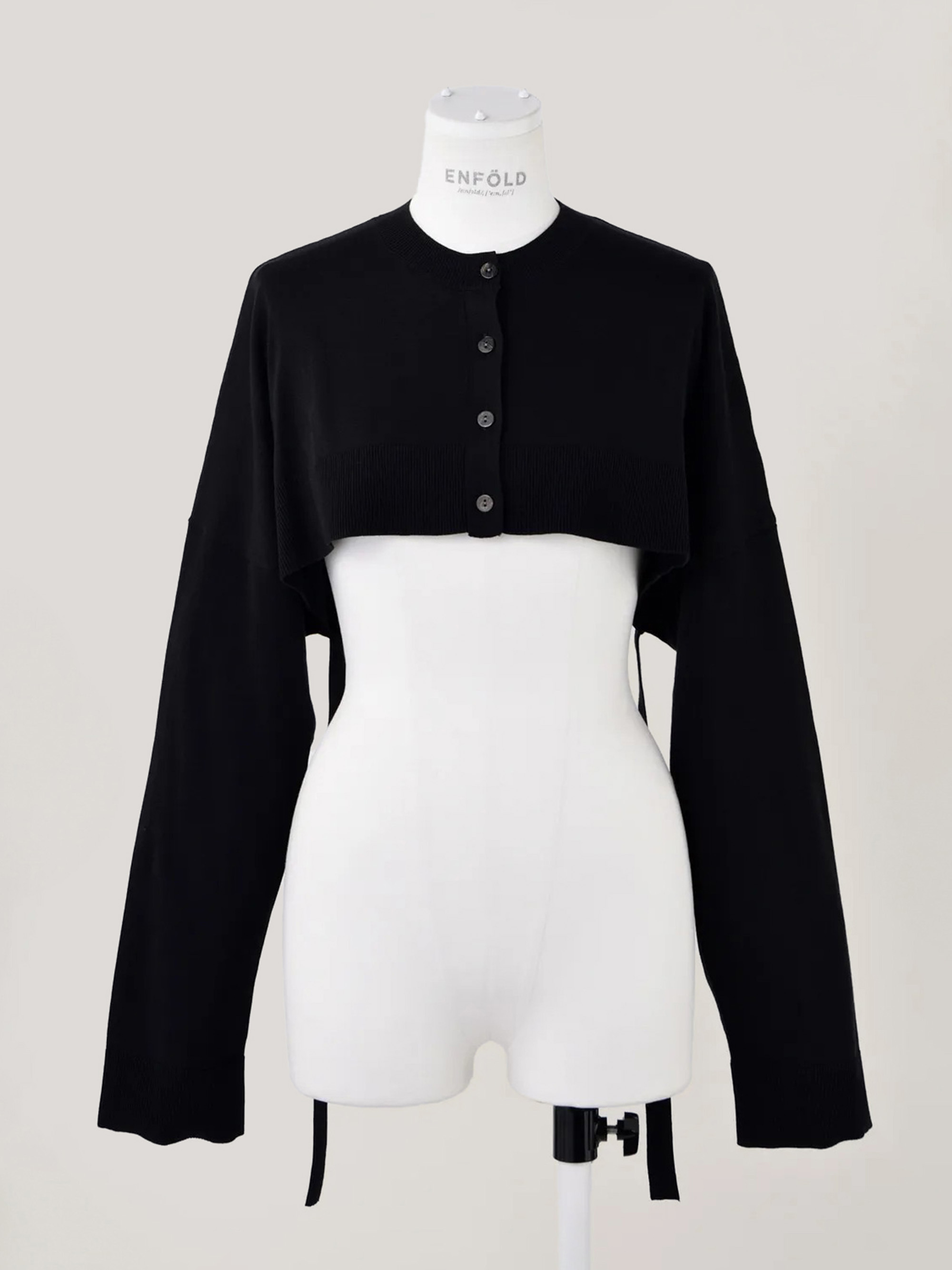 ENFOLD SHORT CARDIGAN 外套
