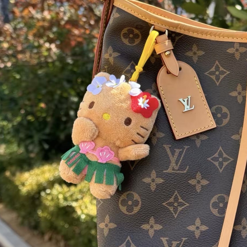 SANRIO 三麗鷗 HELLO KITTY 凱蒂貓 曬黑 夏威夷系列 吊飾 虞書欣同款