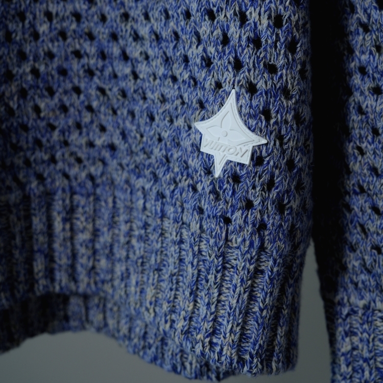 LV 藍色混織毛衣