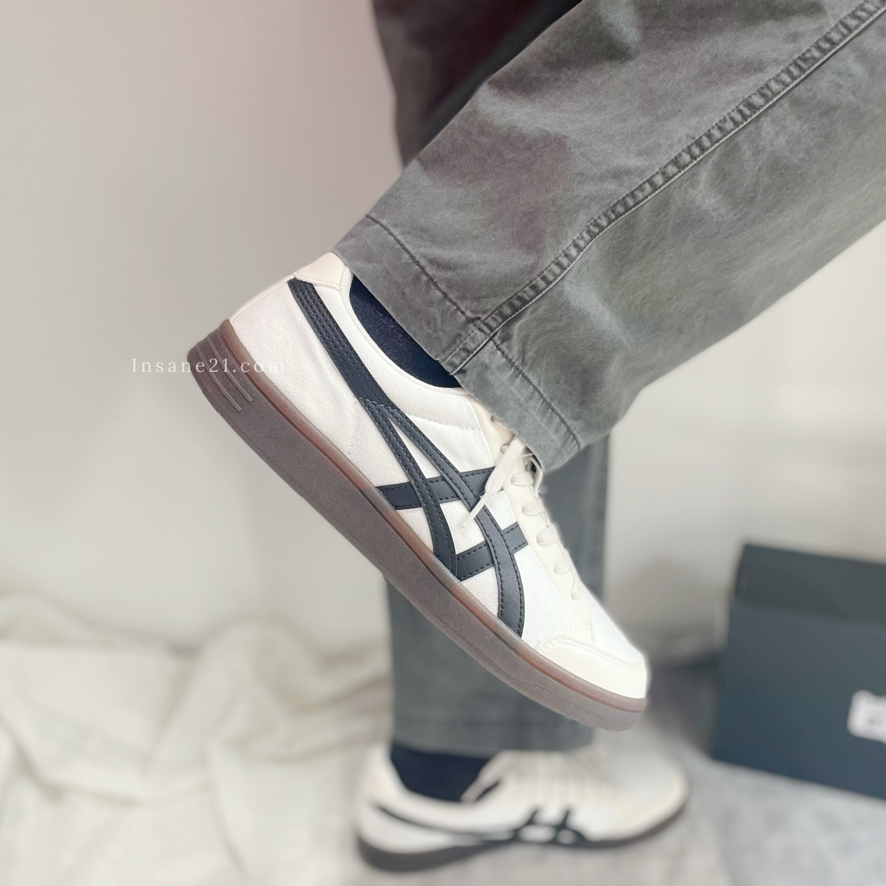 ONITSUKA TIGER ADVANTI 復古黑白 板鞋 帆布 男女 鬼塚虎 1183B799-101