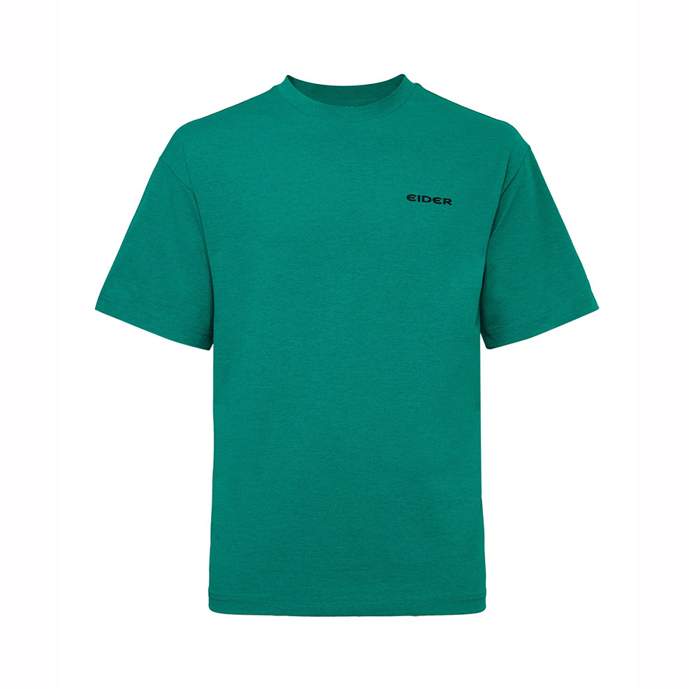 【EIDER】中性涼感印花短袖上衣/25EDUM25263-[湖水綠、電光紫]