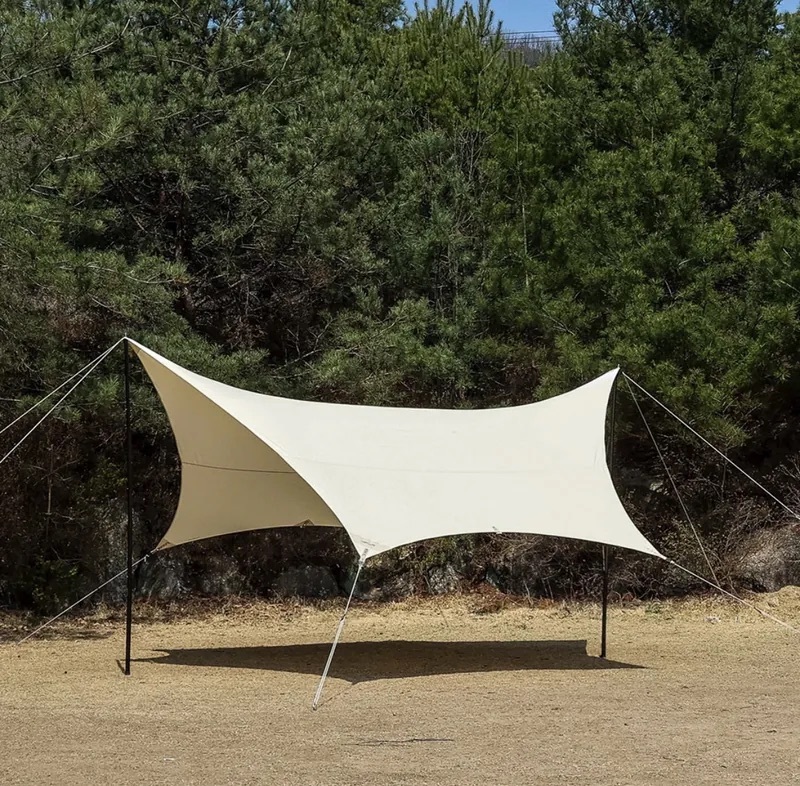 韓國LANDPAGE 六角科技棉風格天幕 四色