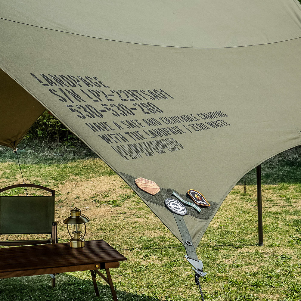 韓國LANDPAGE 六角科技棉風格天幕 四色