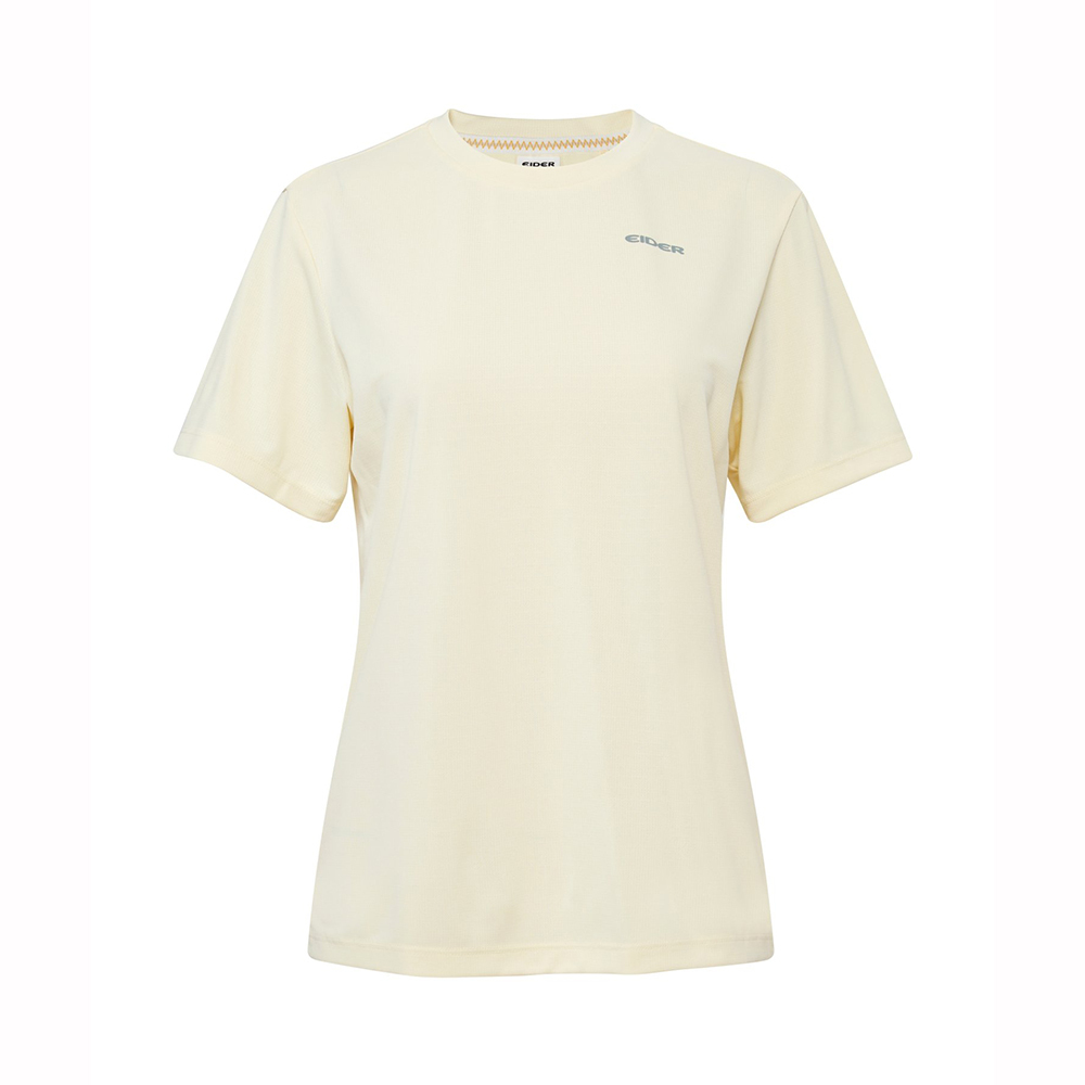 【EIDER】女排汗快乾短袖上衣/25EDWM25218-[奶油黃、奶油白]