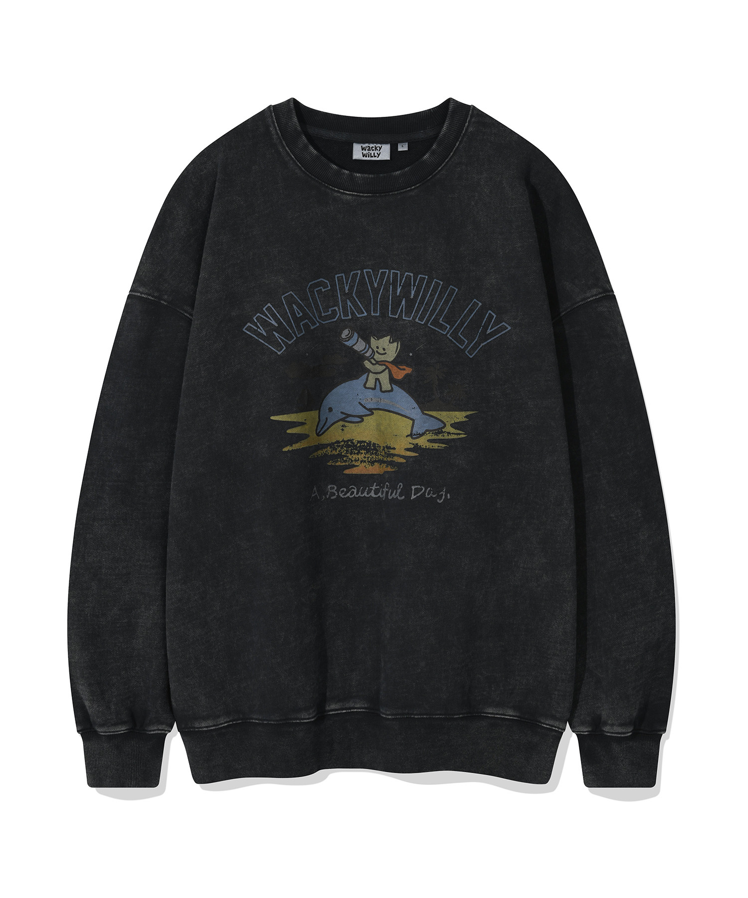 【直播】Wackywilly LL0604210 Washing Graphic 長袖上衣