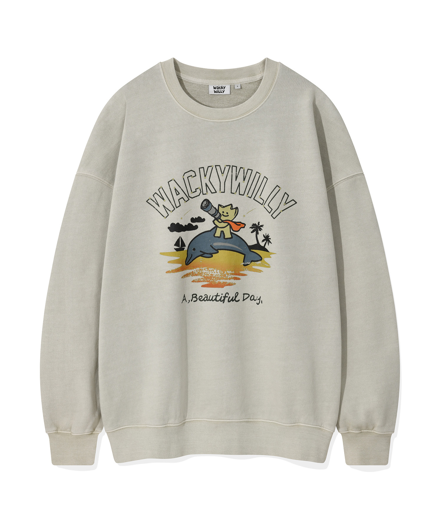 【直播】Wackywilly LL0604210 Washing Graphic 長袖上衣