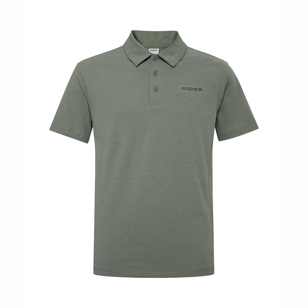 【EIDER】男涼感短袖POLO上衣/25EDMM25260-[抹茶綠、碳黑]