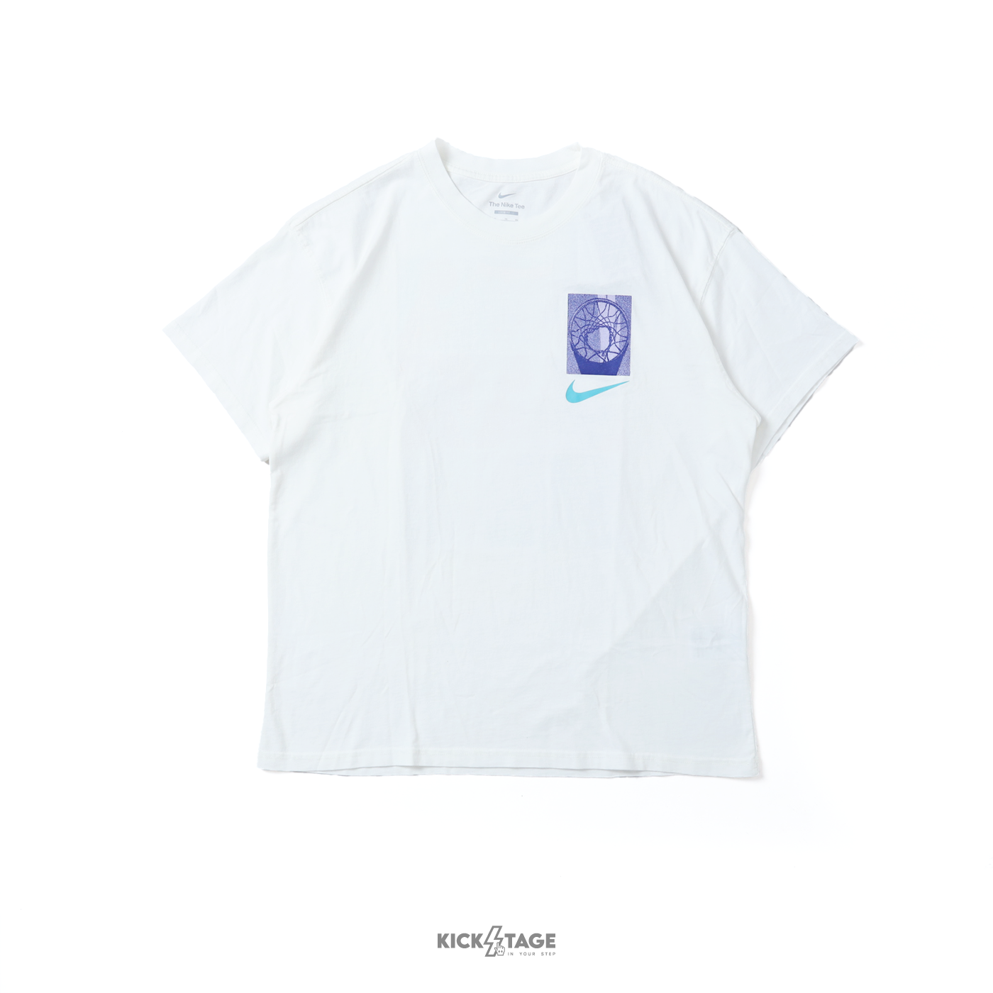 男款 NIKE AS M NK TEE M90 OC 1 白 印花 九宮格 塗鴉 籃球 純棉 運動 休閒 短T【HJ3326-133】